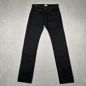 Hart n Dagger‎ Jeans Mens 31x35 Black Slim Fit Denim Casual Preppy Made in USA